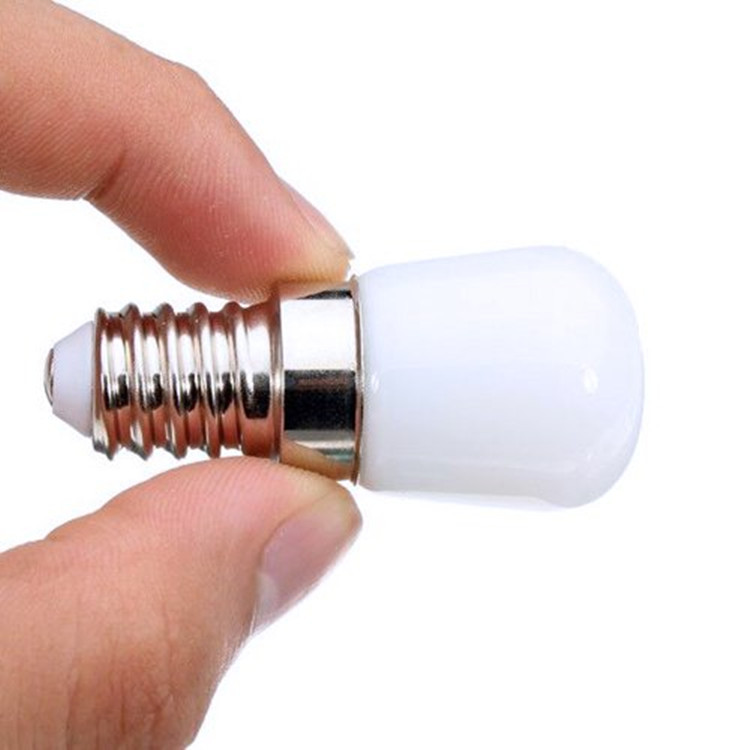 2pcs E12 E14 LED Refrigerator Bulbs, 220V 110V Fridge Mini Light Bulb Lamps Screw Bulb Cold Warm White for Display Cabinets