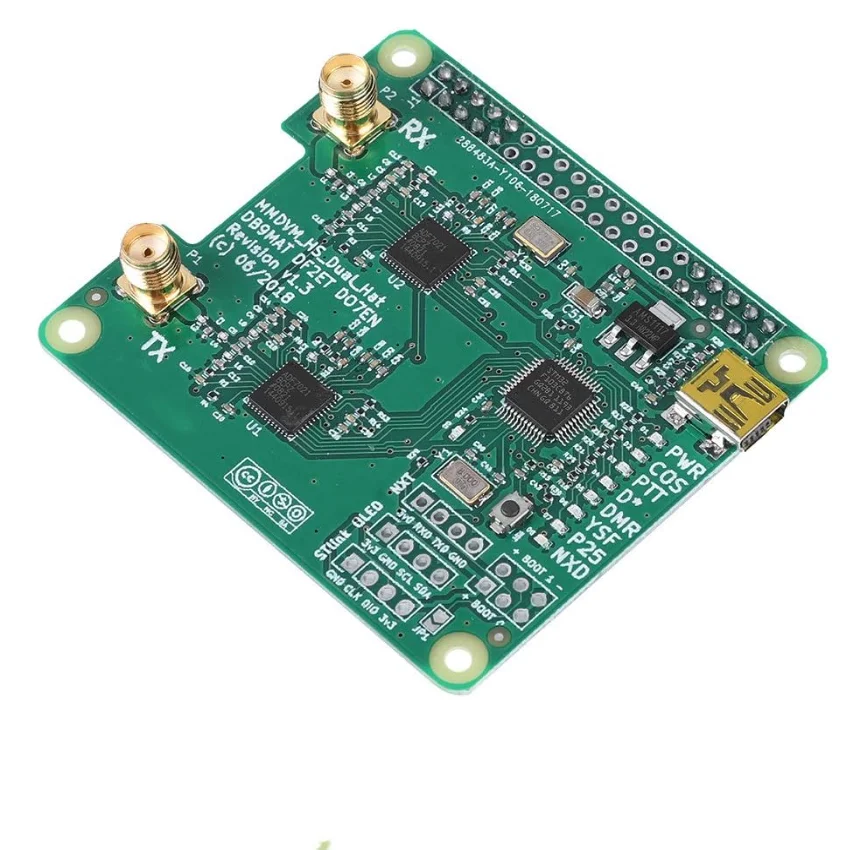 Jumbohotpot Duplex MMDVM mit USB-Hotspot-Unterstützung P25 DMR YSF für Raspberry Pi + 2 Antenne