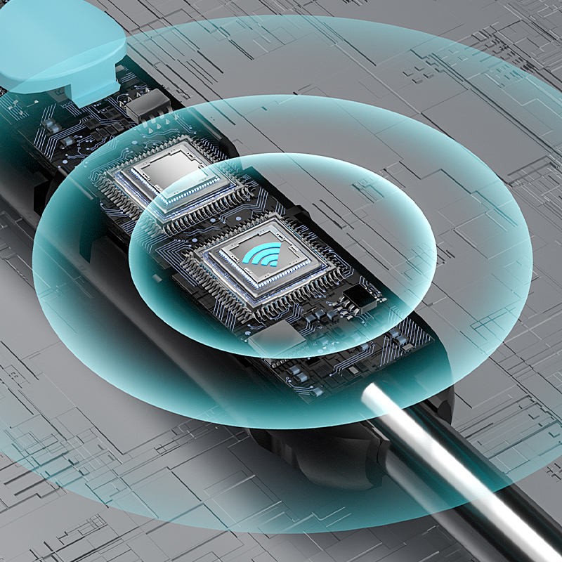 WiFi Visuelles Ohrumfang 4,2 mm 1080P Kamera mit Ohrlöffelbasis für iOS/Android Ohrreinigung Otoskop Endoskopkamera für Gesundheit