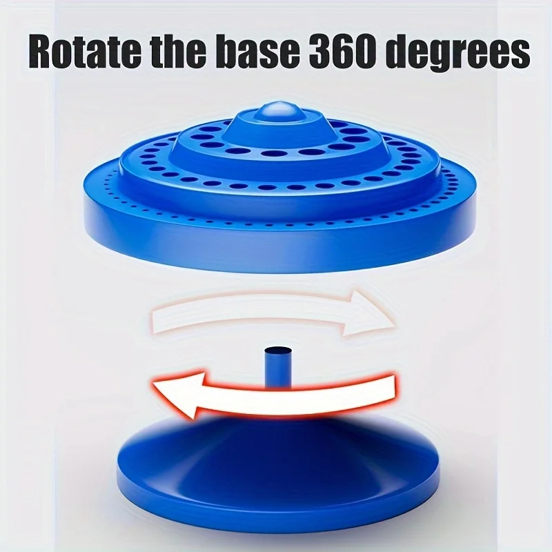 Rotary Tool Bit Holder, Mandrel Drill Bench Tool Holes Screwdriver Bit Holder Drill Head Storage Case
