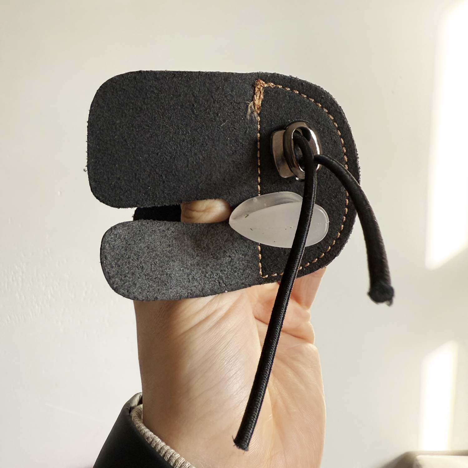 Bắn Cung Da Bò Ngón Tay Tab Tốt Cho Con Quay Quy Hồi Nơ