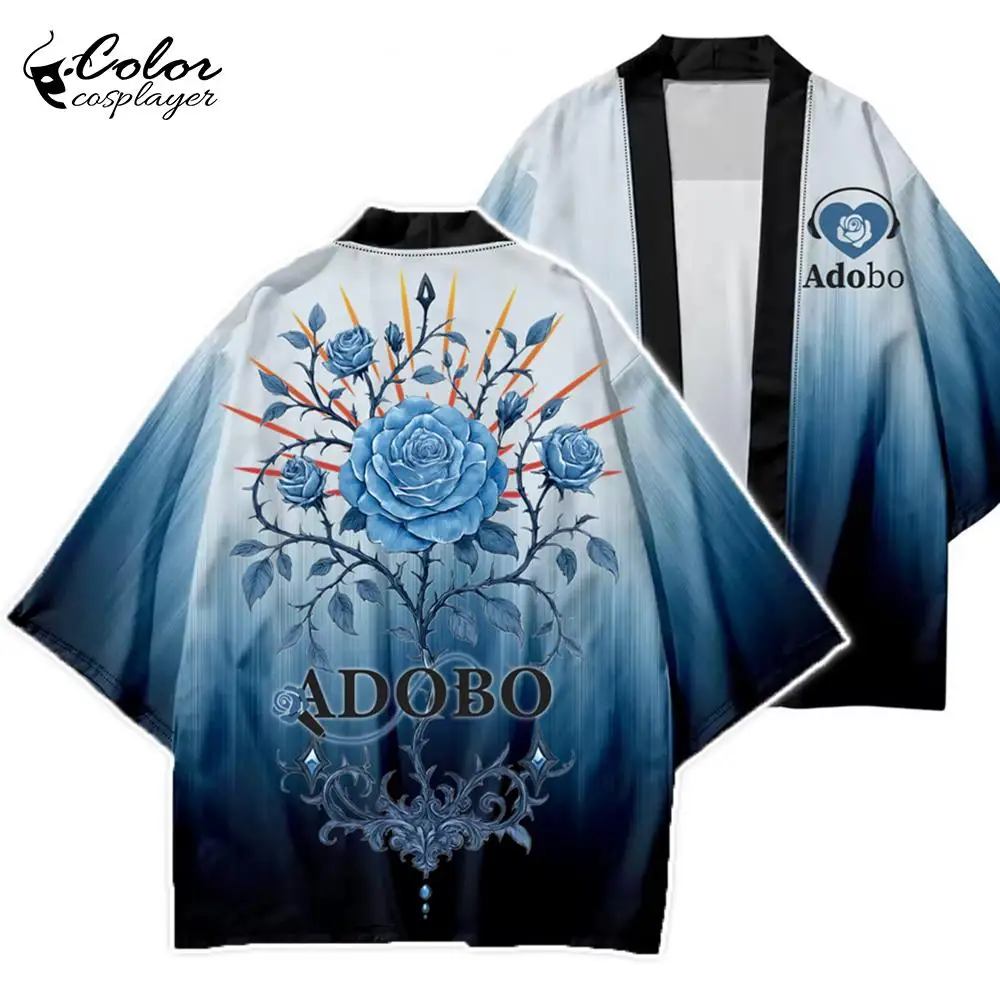 Color Cosplayer Adobo Latam Music Club Top Short Sleeve Cardigan Party Wear Music Festival Cosplay Costume Fan Support Outfit