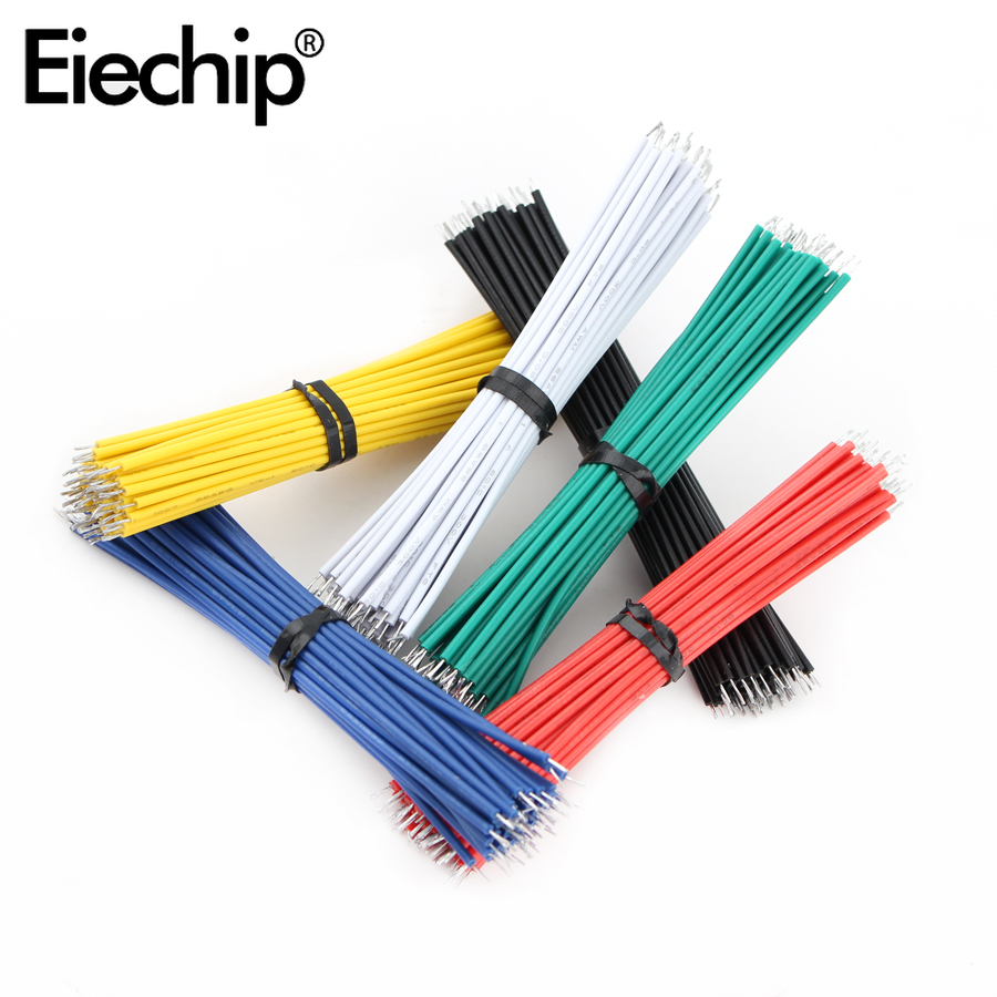 24AWG 주석 도금 브레드보드 점퍼 케이블 와이어 8cm 24AWG 플라이 점퍼 와이어 케이블 주석 도체 와이어 1007-24AWG