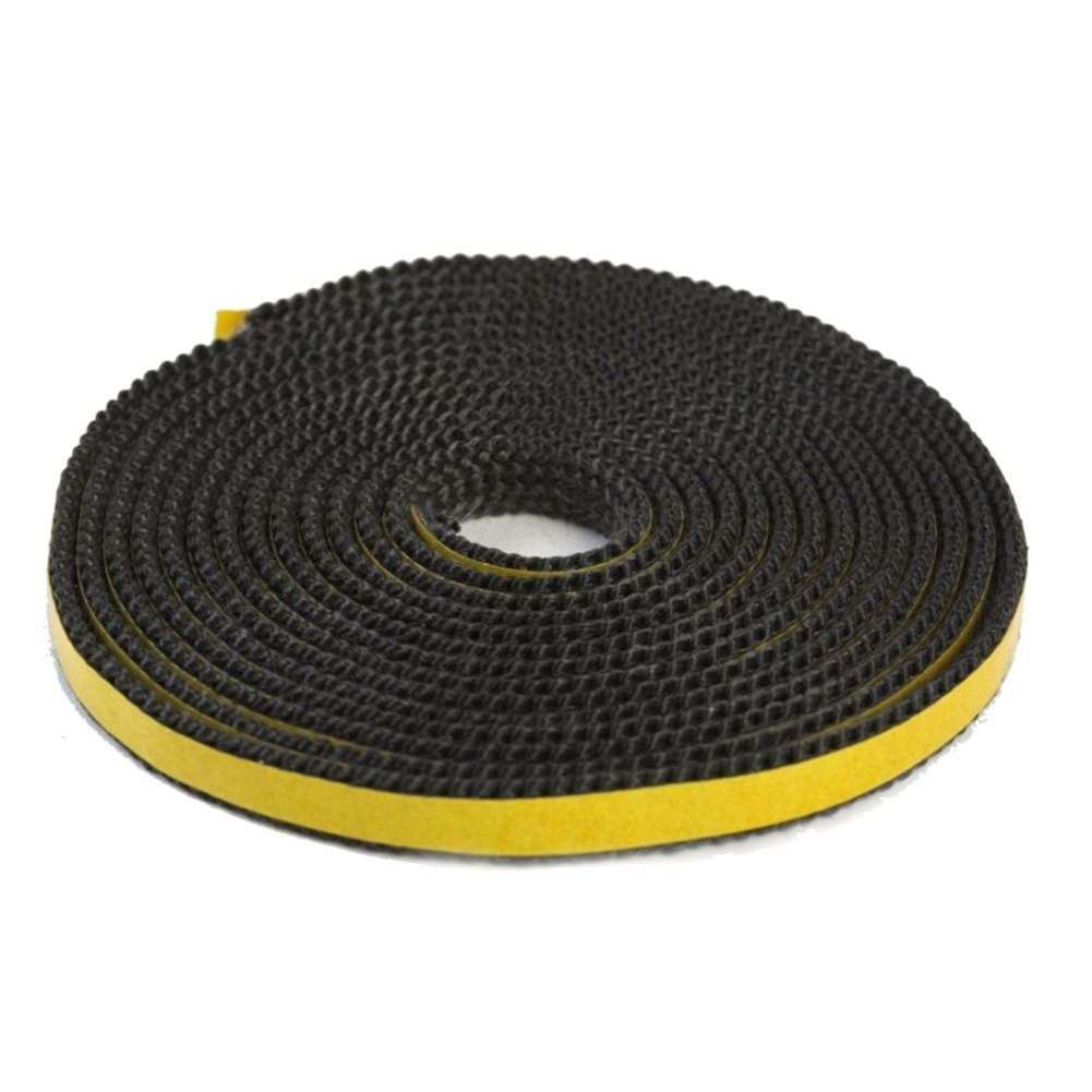 Cuerda de sellado para chimenea de 4M, cinta de sellado autoadhesiva de fibra de vidrio resistente a la temperatura, cable de junta de puerta para estufas de horno, 10x2mm