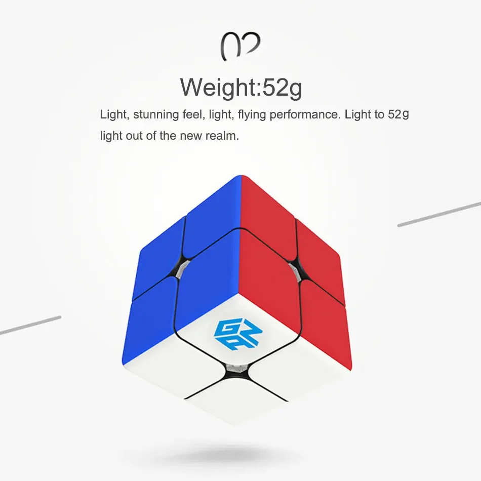 GAN 249 V2 Magic Tốc Độ Cube Stickerless GAN 249 V 2 Chuyên Nghiệp Fidget Đồ Chơi GAN249 V 2 Cubo Magico Xếp Hình gan 2X2 Khối Lập Phương