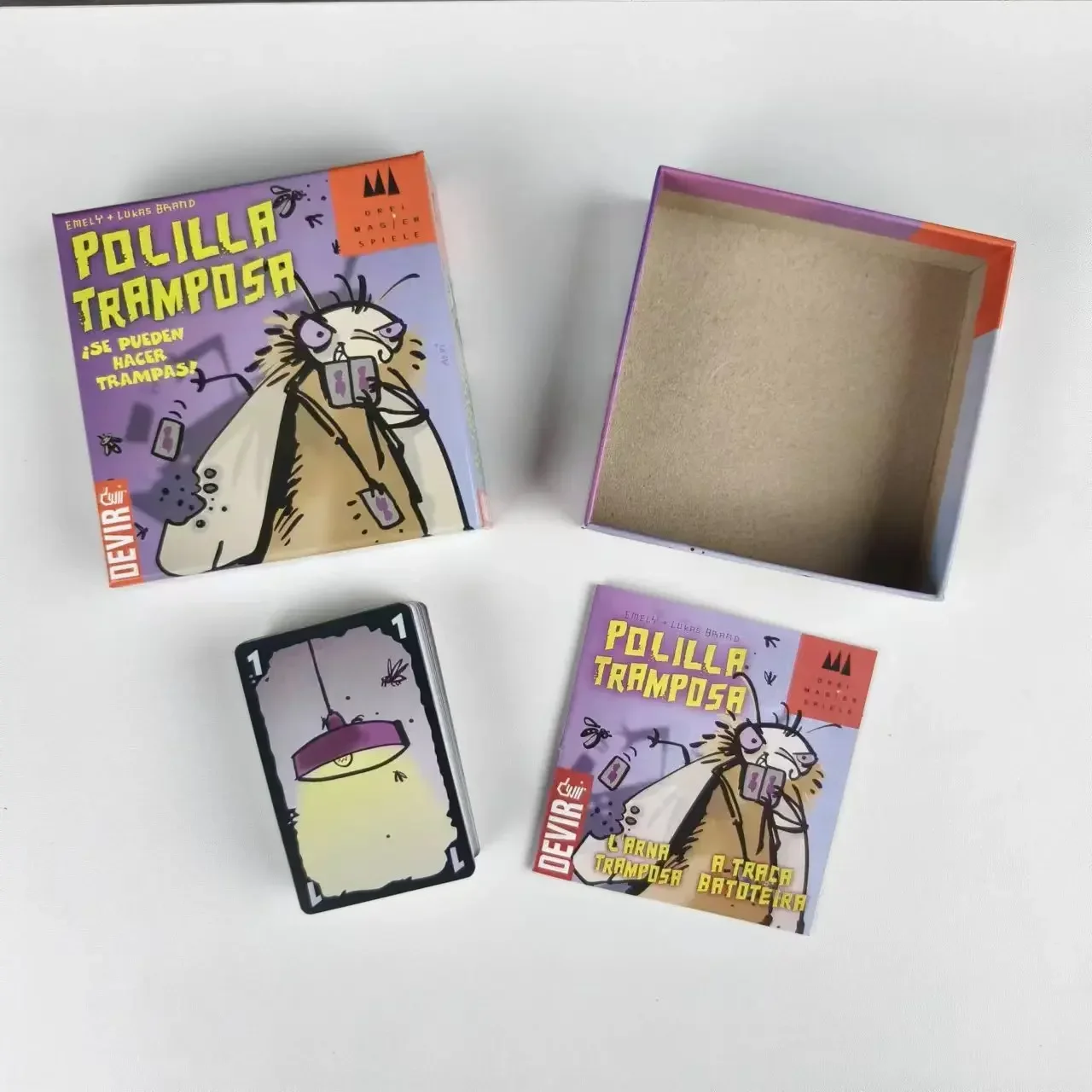 Cheating Moth Gioco di carte spagnole per adulti Bambini Juegos De Mesa Español Polilla Tramposa Giochi da tavolo per giochi di società in famiglia