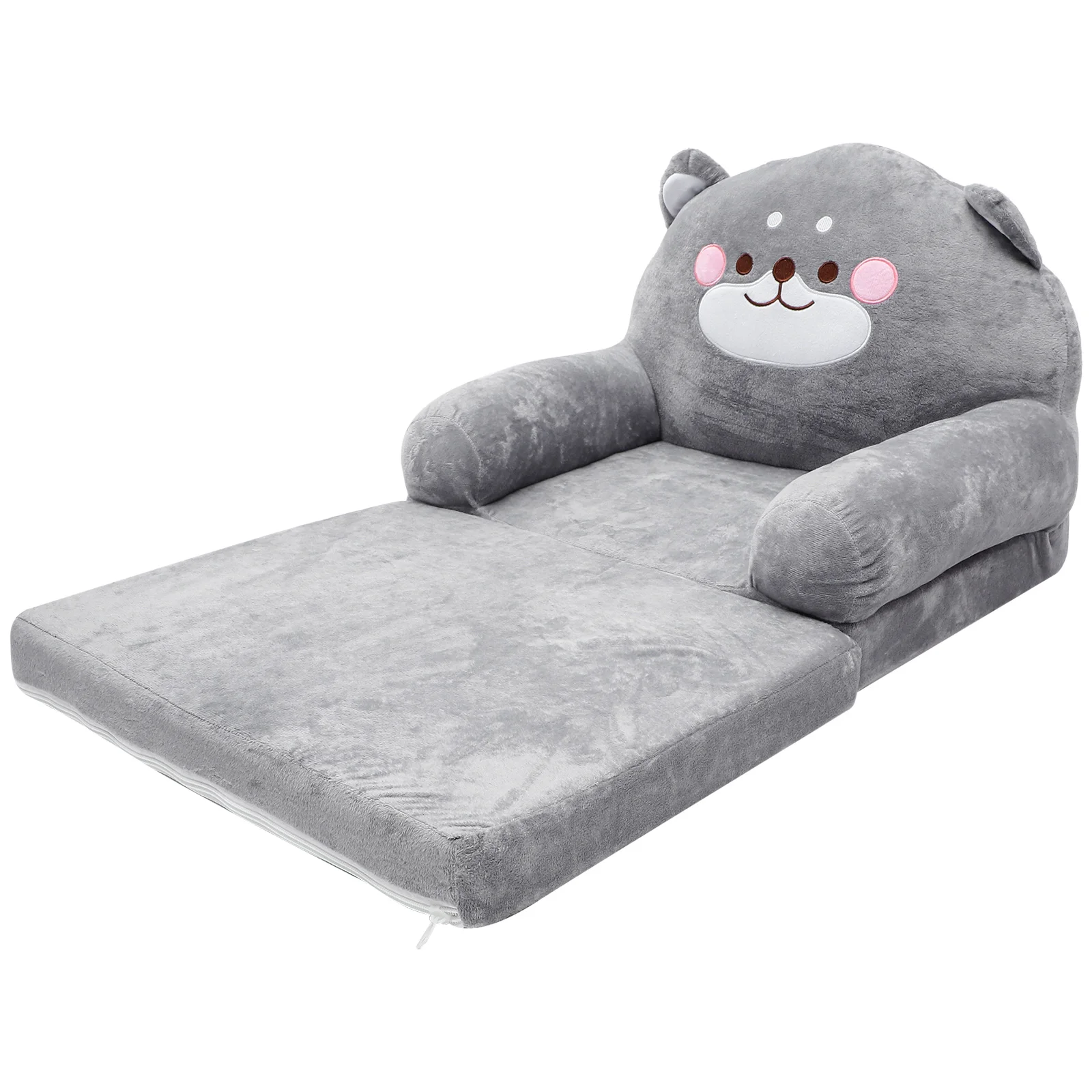 Sofá dobrável em formato de elefante, sofá para crianças, cadeira de pelúcia, assento para quarto infantil, desenho animado, móveis para berçário infantil