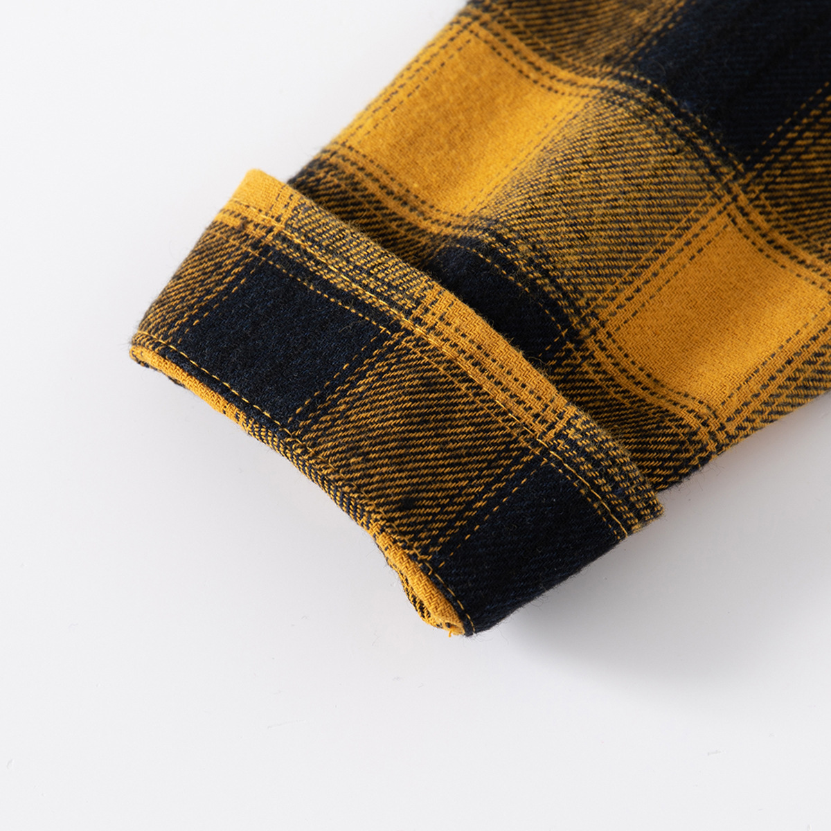 子供用長袖チェック柄ブラウス,襟付きコットンシャツ,男の子用衣類,2〜7歳の男の子用トップス,新品,2025