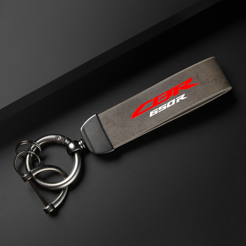 Chaveiro de couro de alta qualidade para motocicleta, chaveiro para honda cbr650r cb650r cb650f, acessórios