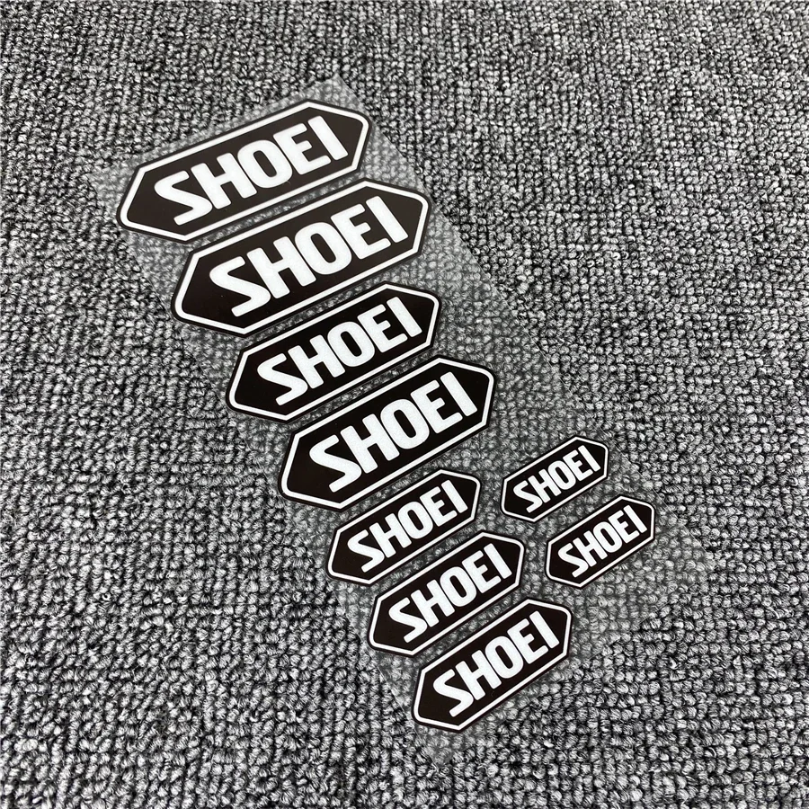 For Shoei Helm Voorruit 3M Reflecterende Stickers Moto Gp Auto Sticker Decals Racing Motorfiets 10Cm * 20cm/Set