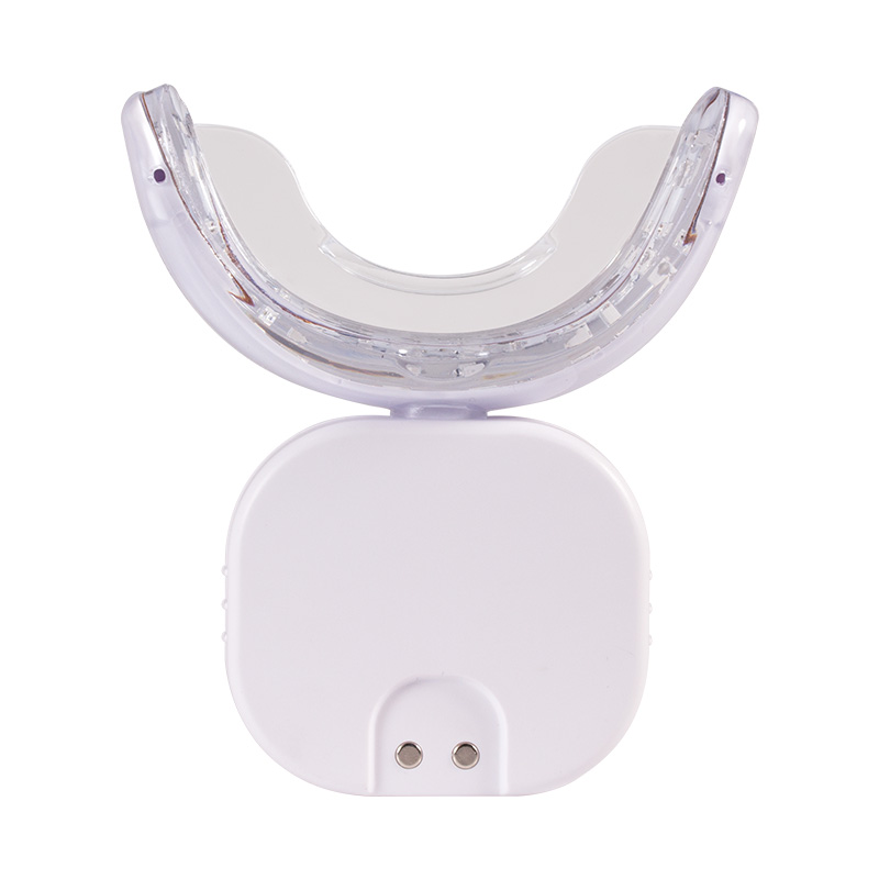 Lampada per sbiancamento dei denti senza fili Acceleratore per sbiancamento dentale a luce rossa e blu Luce a led per sbiancamento dei denti portatile per uso domestico