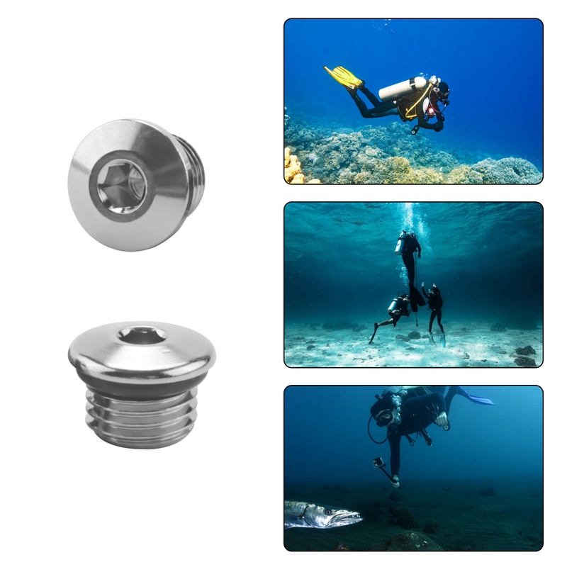 Régulateur de plongée sous-marine de 7/16 pouces, premier étage, prise de Port haute pression et Port basse pression de 3/8 pouces, Plugn01r