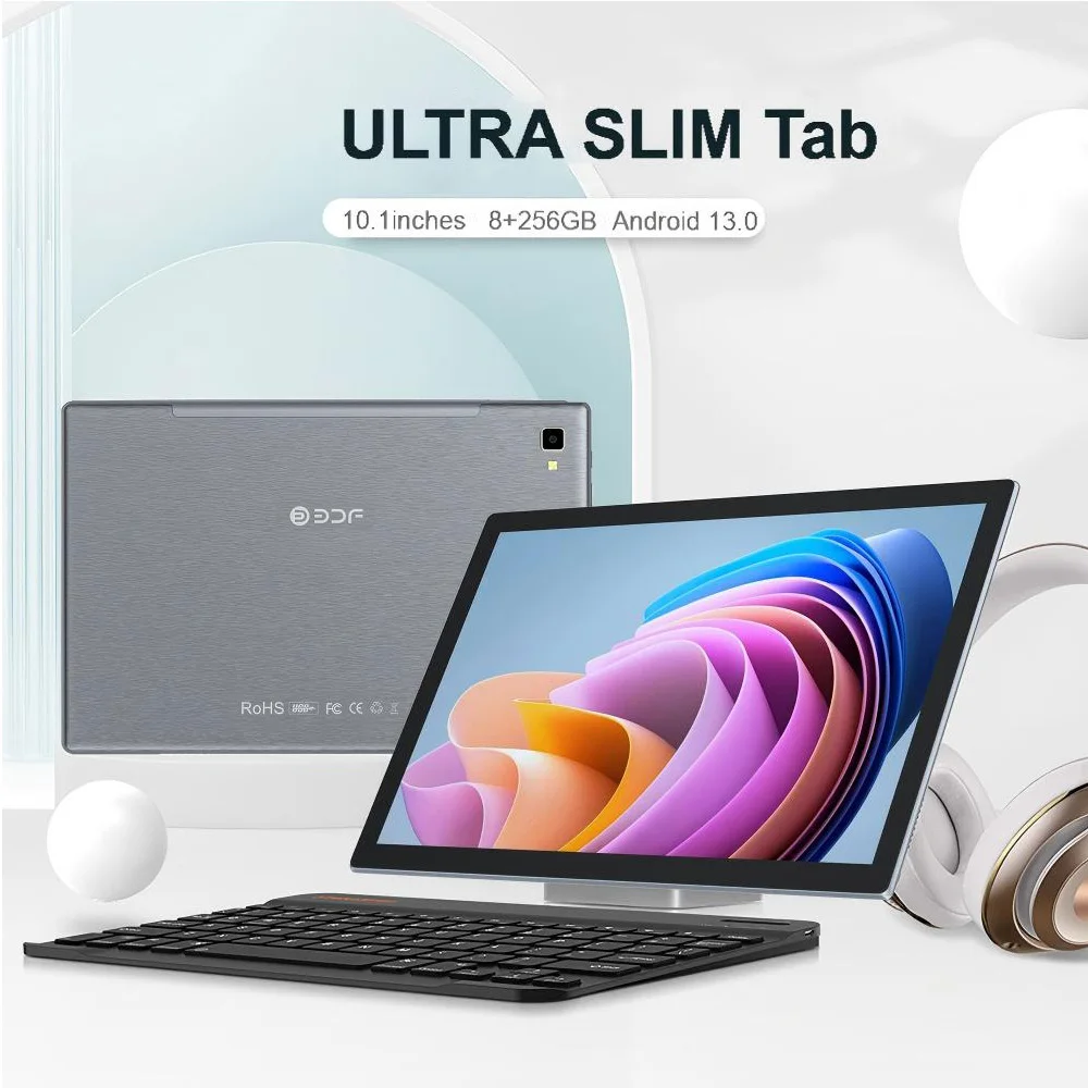 10.1" High-Definition Screen Tablet Octa-Core Processor 8GB+256GB ROM 4G 5G Dual SIM WiFi GPS Metal Shell with Keyboard mouse