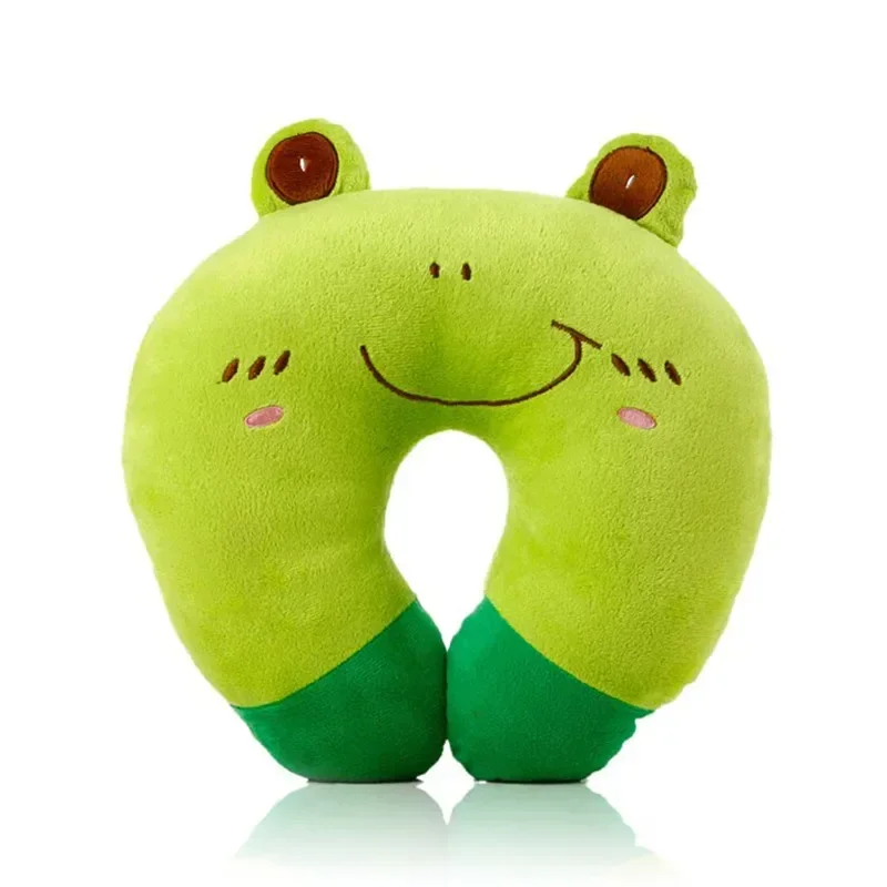 Soft U-Shaped Plush Sleep คอหมอนสํานักงานเบาะน่ารักน่ารักหมอนท่องเที่ยวสําหรับเด็ก/ผู้ใหญ่