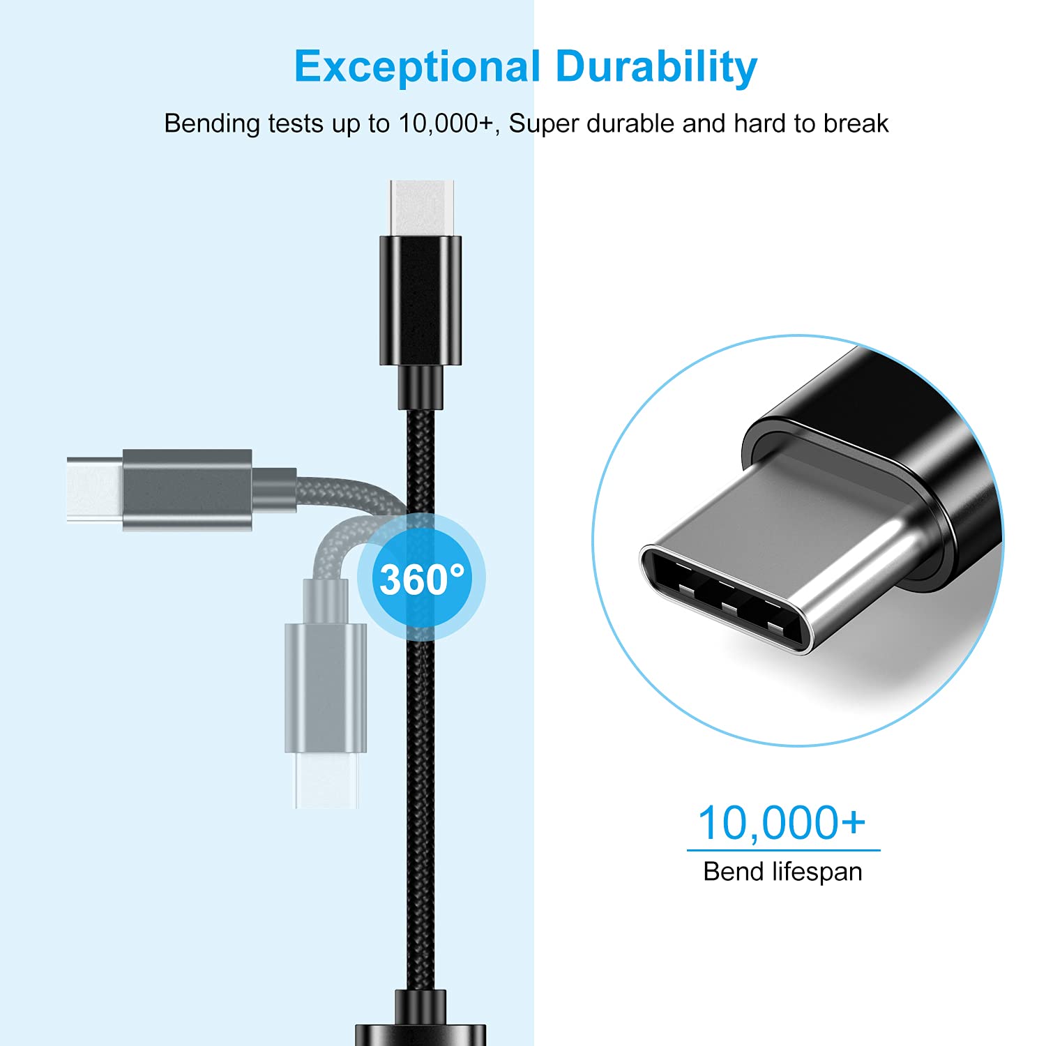USB-C to USB Adapter, USB-C Male to USB Female OTG Data Cable, Suitable for MacBook Pro/Air, iPhone 16 Pro Max/16 Plus/16e/15