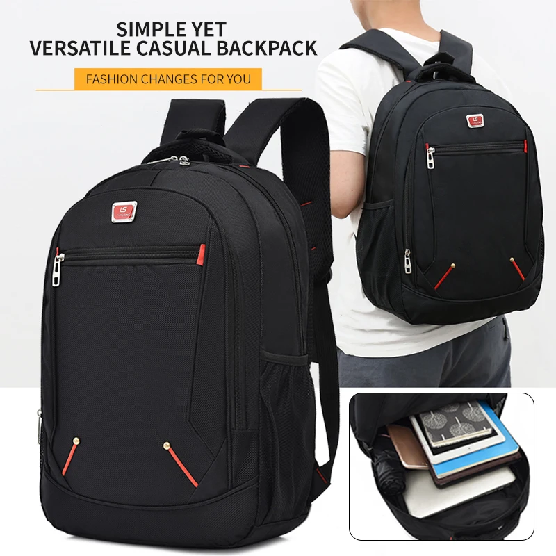 Zaino nuovo stile Zaino casual da uomo di grande capacità Borsa per computer multifunzionale per viaggi d'affari Borsa per scuola media