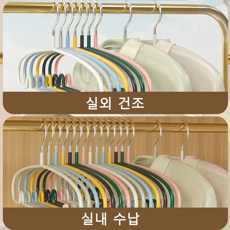 ที่แขวนเสื้อผ้าแบบเรียบง่ายกันลื่นสำหรับหอพักแขวนเสื้อผ้าใช้ในครัวเรือน10ชิ้นเพื่อป้องกันเสื้อผ้าผิดรูป