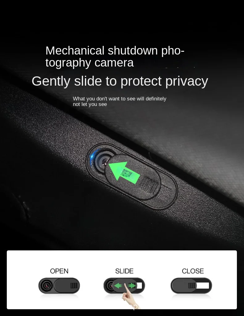 Para Tesla Model Y/3 cámara Interior cubierta de protección de privacidad accesorios de modificación