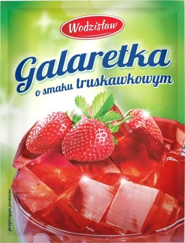 Wodzisław Galaretka o smaku truskawkowym 71 g