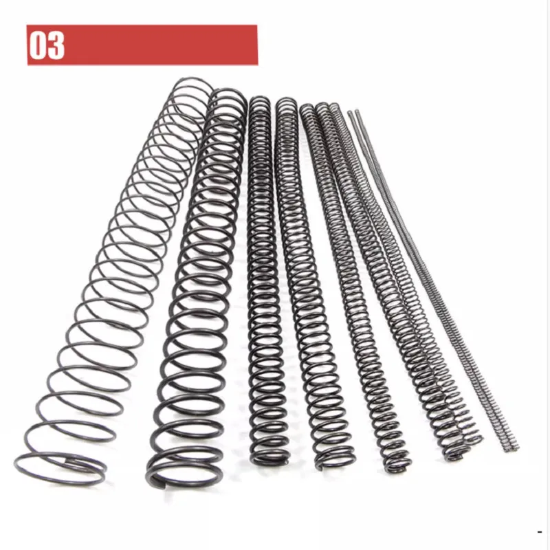 1pcs Long Compression Springs  Wire Diameter 1.2/1.4/1.5/1.6/1.8/2mm OD 10-25mm Length 300mm Y-shaped Pressure Springs