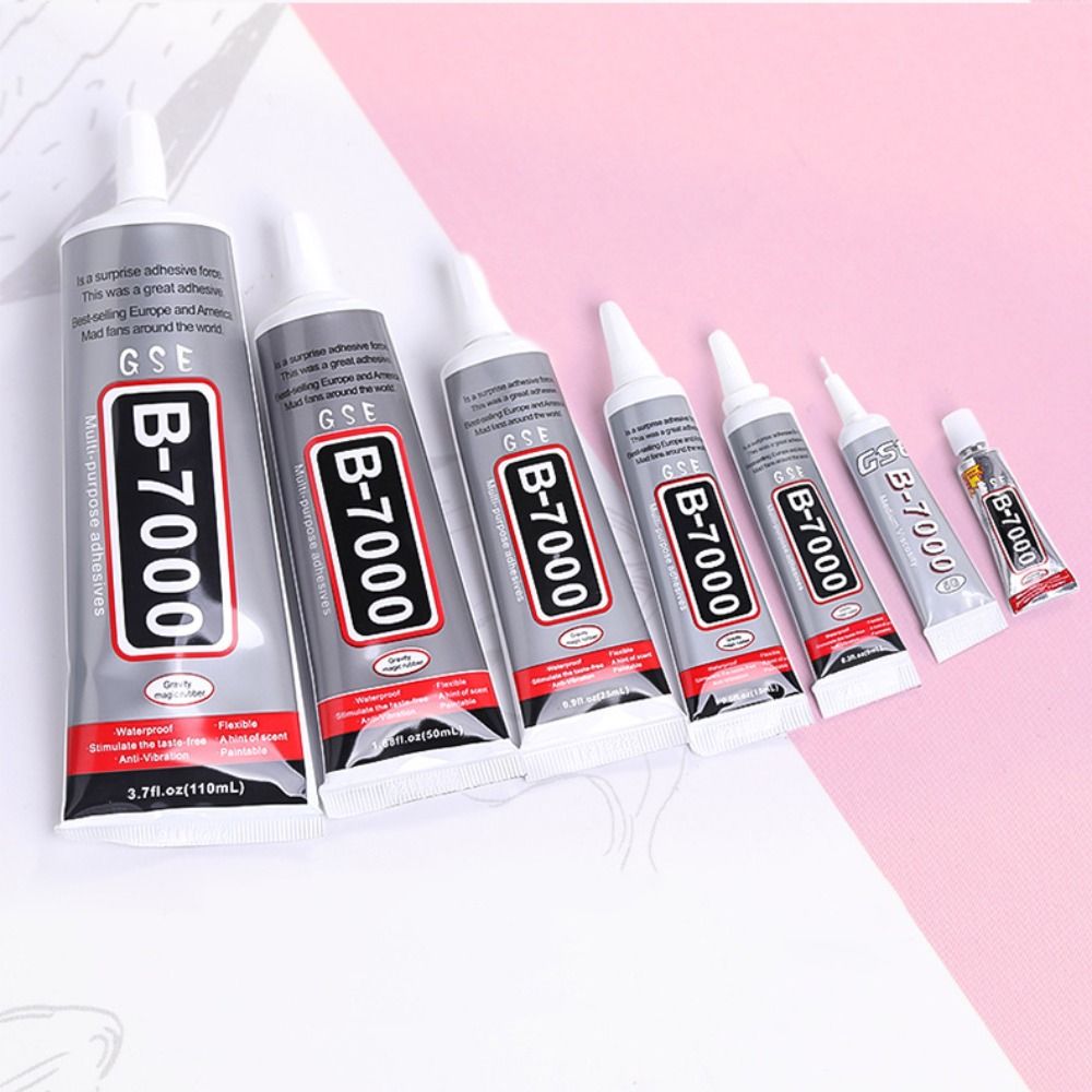 Pegamento B7000 de 3/5/9/15ml, pegamento de cristal transparente, pasta de dientes multifuncional, adhesivo para teléfono, accesorios de pegamento de reparación DIY