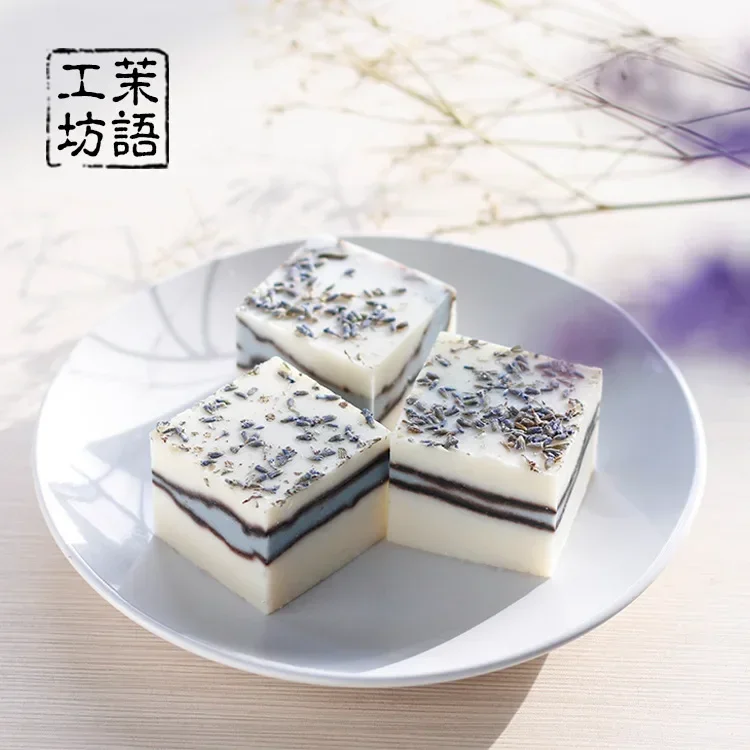 Handgemachte Gardenia-Seife, Rose, Meersalz, Zitrone, Minze, Jasmin, ätherisches Öl, niedrige Temperatur, kaltgefertigt, Lavendel, 95 g