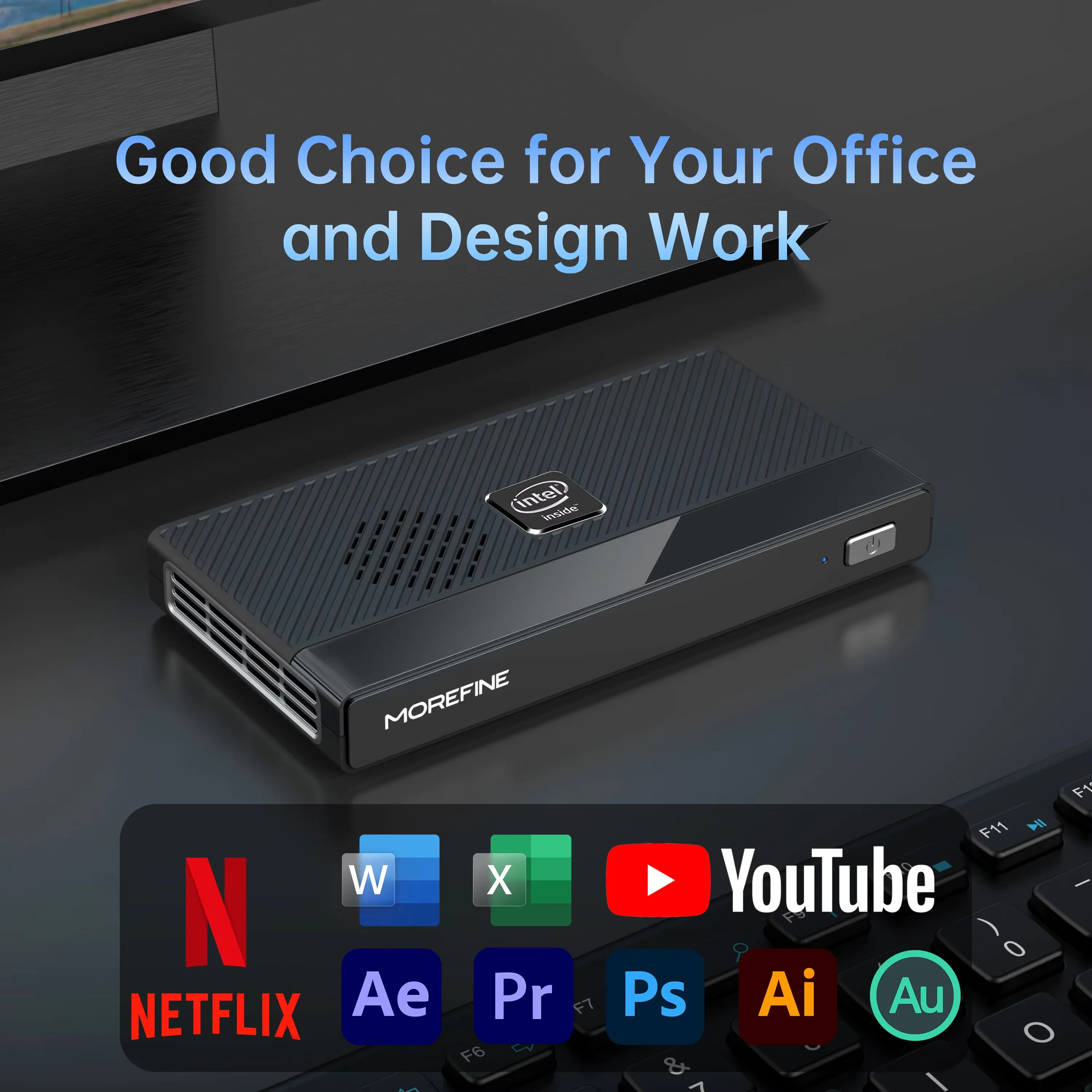 MOREFINE M6 Mini PC 12.a generación Intel N150 N200 Windows 11Pro DDR5 2933MHz NVMe SSD ordenador de bolsillo HDMI2.0 4K @ 60Hz WiFi 6 BT5.0