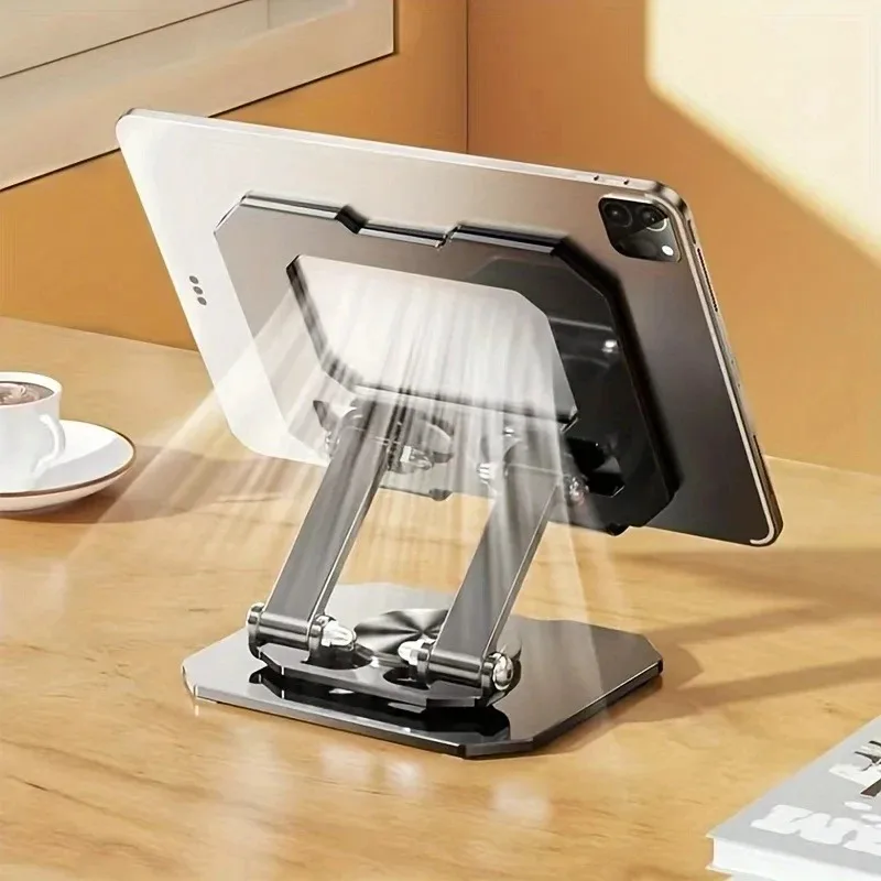 360 °   Suporte giratório para tablet Suporte de mesa dobrável ajustável compatível com 4