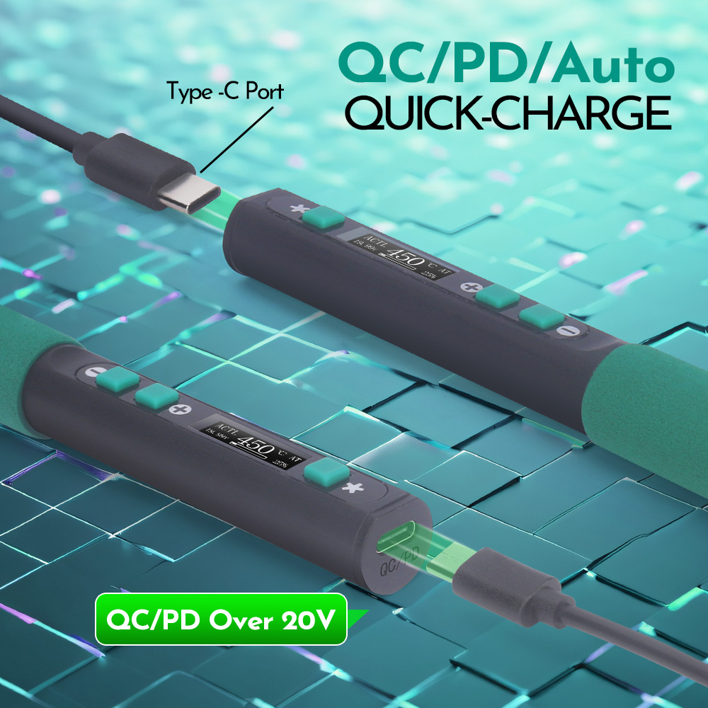 YIHUA 928D-IV C235 USB-C Smart Elektrische Lötkolben Einstellbare Temperatur Tragbare Präzision Lötkolben Station Kit