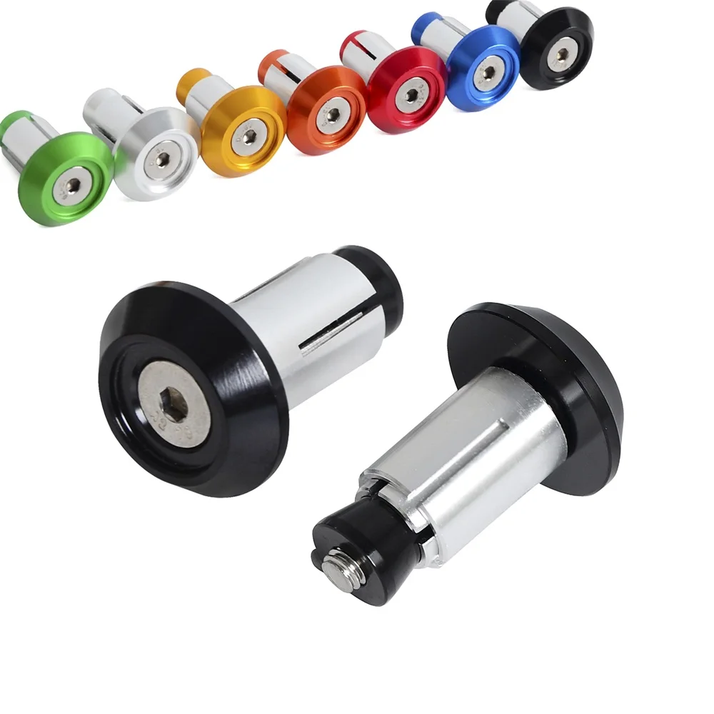 Motorcycle 7/8" Handlebar Grips Cap Plugs Bar End For KTM Husqvarna Yamaha Honda Kawasaki Suzuki GasGas Ducati CFMOTO Sherco