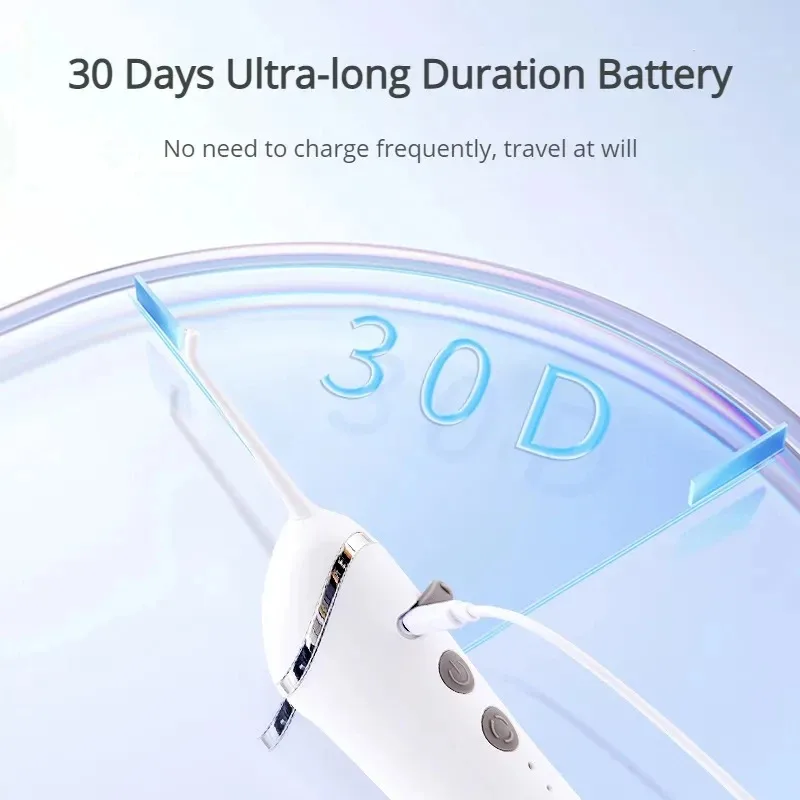 YOUPIN XIAOMI Dental Water Jet Flosser ไฟฟ้า Irrigator ปาก 3 โหมดน้ํายาบ้วนปากปากปากเครื่องซักผ้าสําหรับทําความสะอาดฟันเครื่องมือ