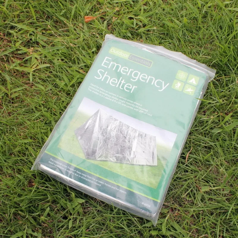 Tente d'urgence extérieure, couverture de survie, couverture de premiers secours, couverture isolante, tente Simple, protection solaire, couverture spatiale