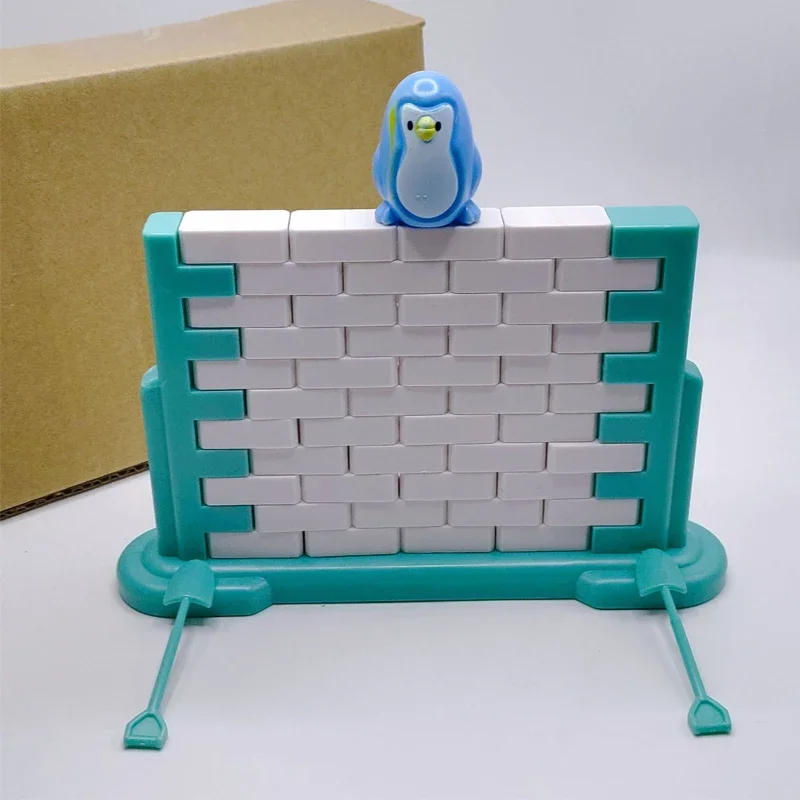 มินิสนุกเด็กบันทึก Penguin Ice Breaker กับดักของเล่นเกมกระดานในร่มครอบครัว Part เด็ก Interactive Balance บล็อกของขวัญ