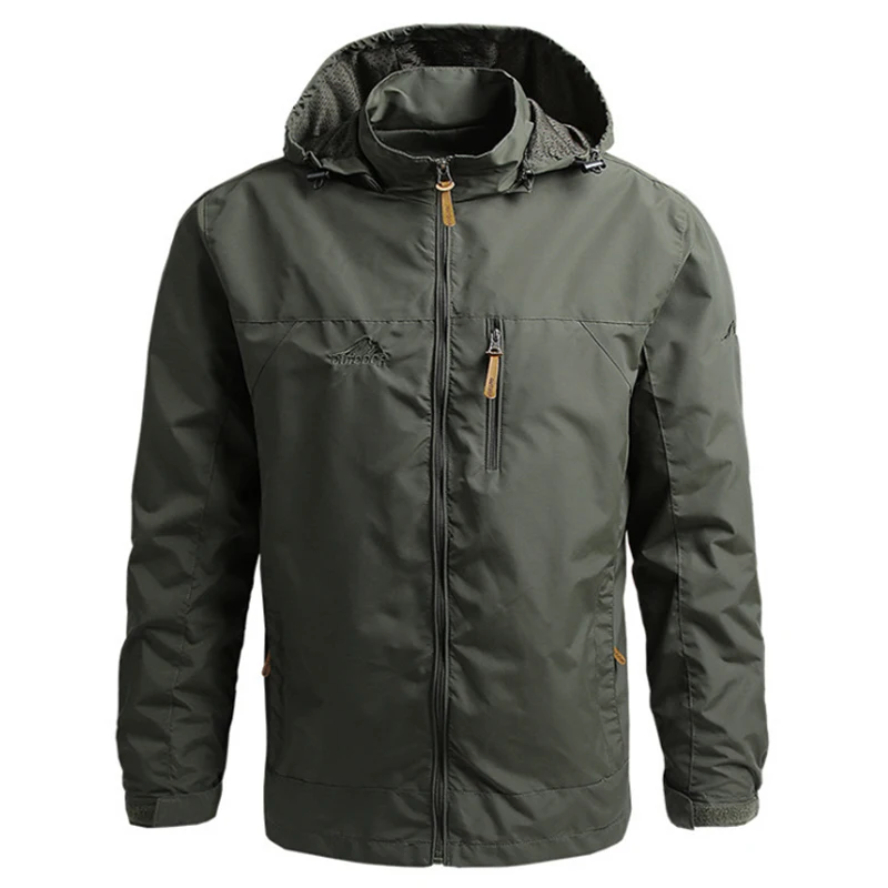 Chaquetas cortavientos impermeables para hombre Naturehike, chaqueta táctica informal para senderismo, abrigo a prueba de viento con capucha y múltiples bolsillos para pesca