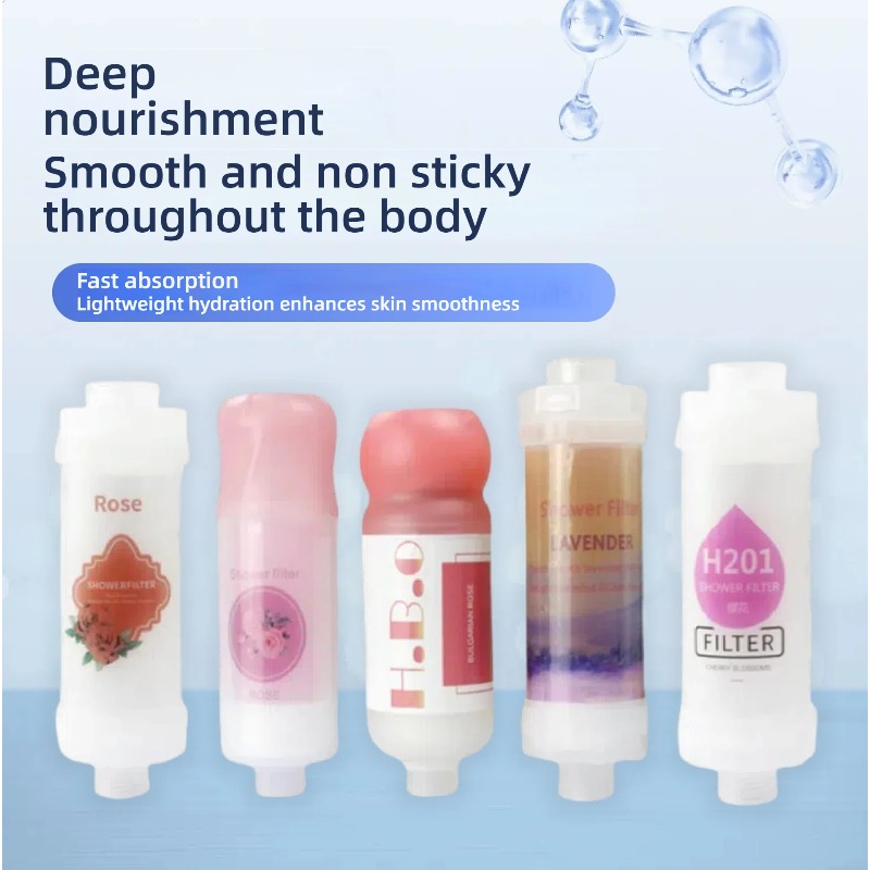 Filtro chuveiro fragrância vitamina c aromaterapia amaciante purificador para água dura remove cloro residual acessórios do banheiro