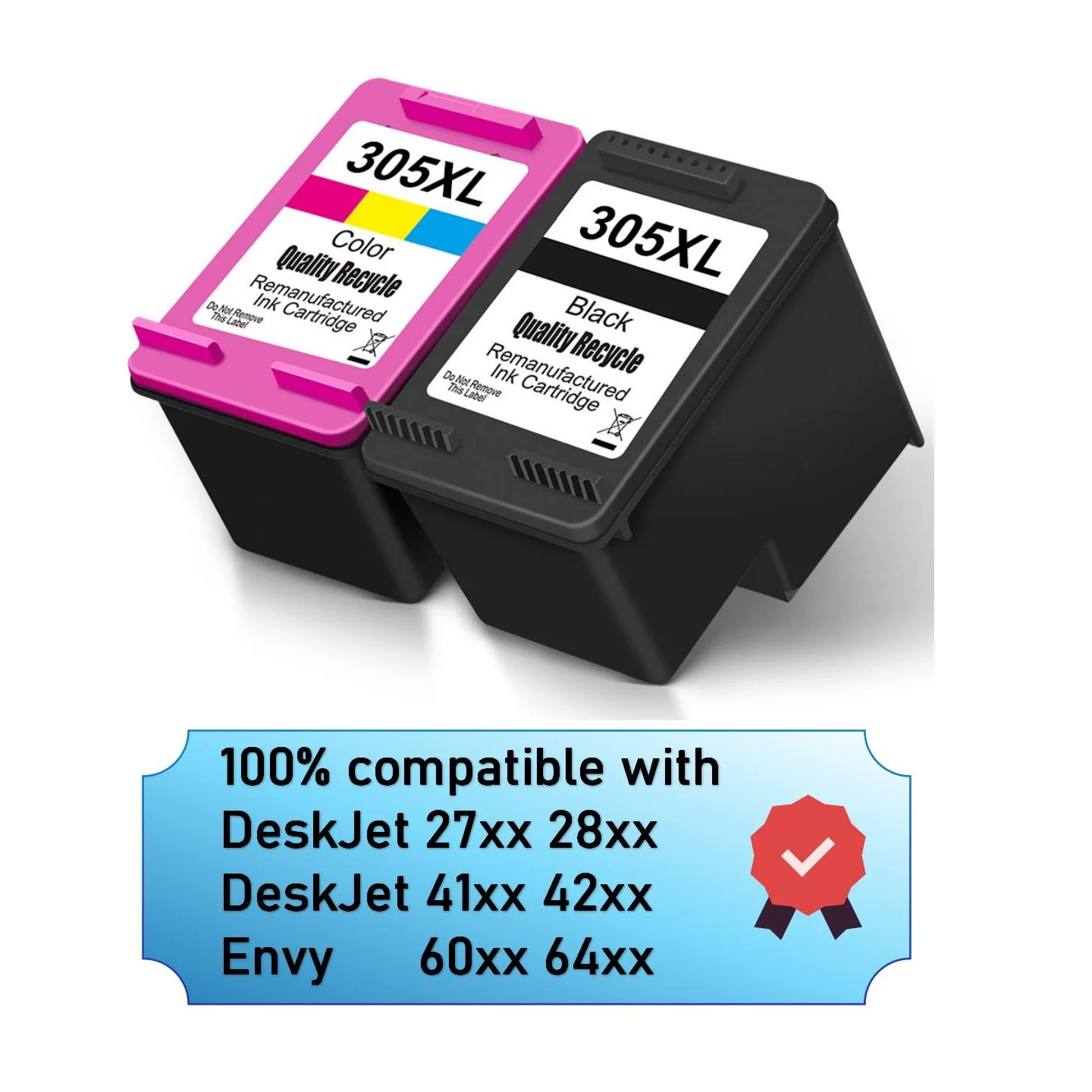 Cartridge hp 305 XL Vervanging met hoog rendement voor hp 305XL Inktcartridge Zwart Driekleurig Werk met printer Deskjet / Envy