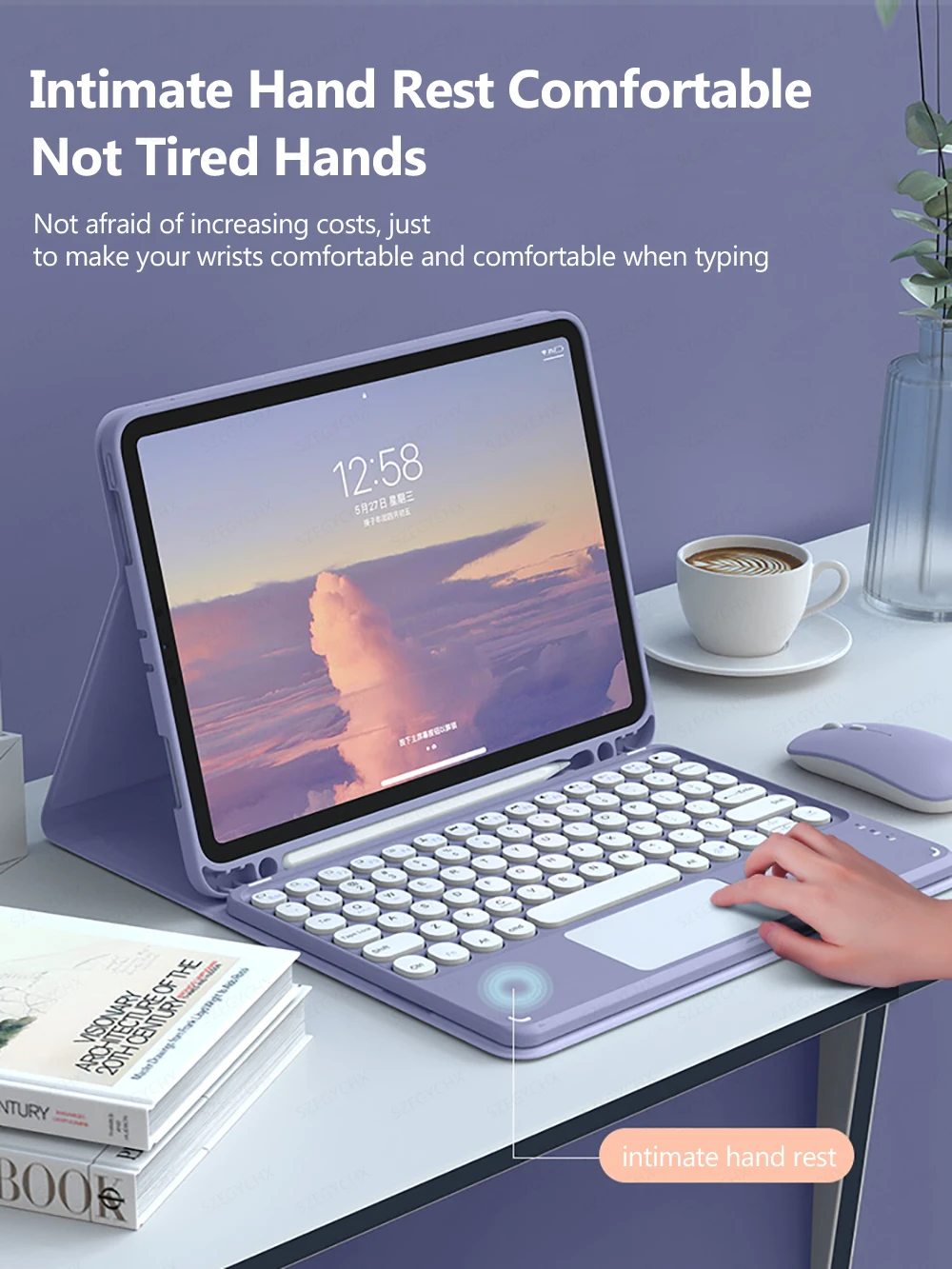 teclado bluetooth Keyboard wireless mouse For iPad case 10.2 7/8/9 10th Generation Pro 13 11 12.9 2024 M4 M2 Air 13 5 4 2 1 키보드