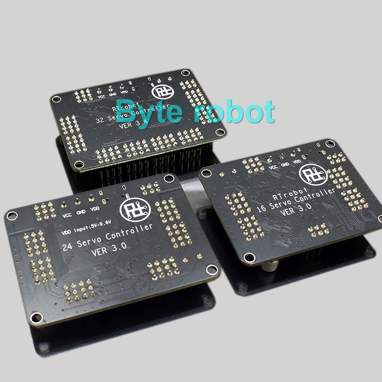 Servo Control Board com PC e Ps2 Kit de Controle Remoto para Braço Robótico Multi Dof, 32 Canais, 24 Canais, 16 Canais