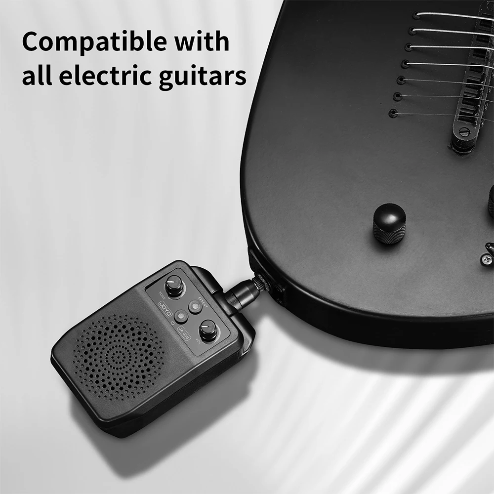 JOYO JA-05G Portable Guitar Plug Amplifier Built-in 4 Effects Plug and Play Mini Amp Speaker for Electric Guitar Practice
