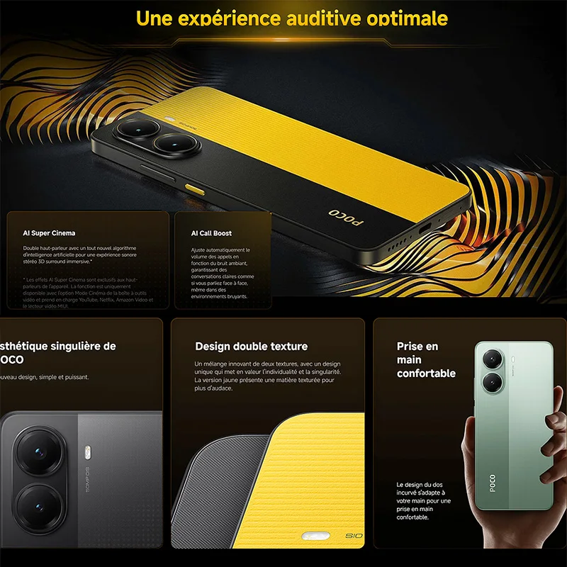 POCO X7 Pro 5G, NFC, Dimensity 8400-Ultra, 50 MP Kamera, CrystalRes AMOLED 1.5K 120 Hz Bildschirm, Ladegerät nicht enthalten