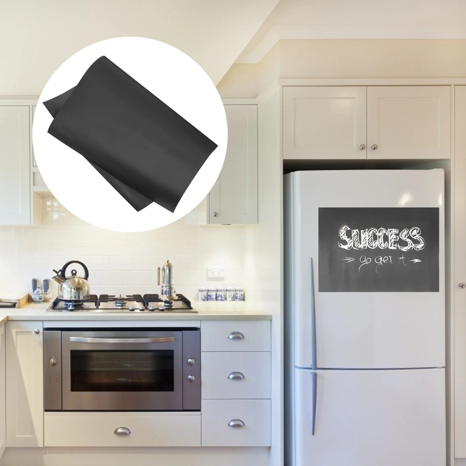 A3 Magnetic Blackboard Sticker Writing Note Refrigerator Fridge Message Board Memo Dry Erase Presentation Supplies Blackboard