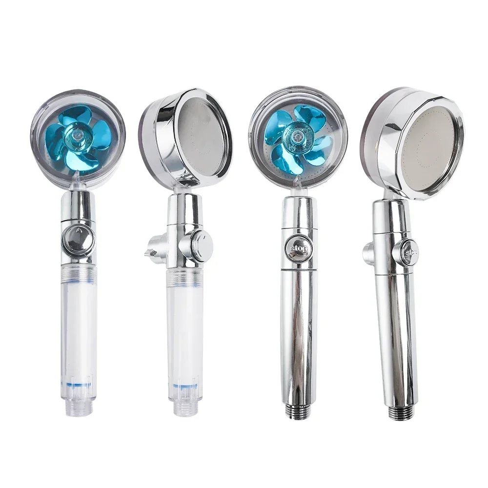 Turbo 360 Độ Xoay Quạt Tắm Cao Cấp Tiết Kiệm Nước Phun Có Thể Điều Chỉnh Vòi Sen Lọc Phụ Kiện Phòng Tắm