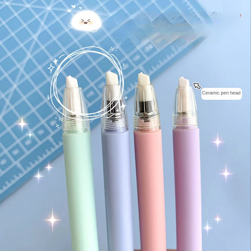 DIY เพชรภาพวาดเครื่องตัดกระดาษปากการูปใบมีดเซรามิคตัดฝาครอบได้อย่างสมบูรณ์แบบมือความปลอดภัยหัตถกรรมเครื่องมืออุปกรณ์เสริม