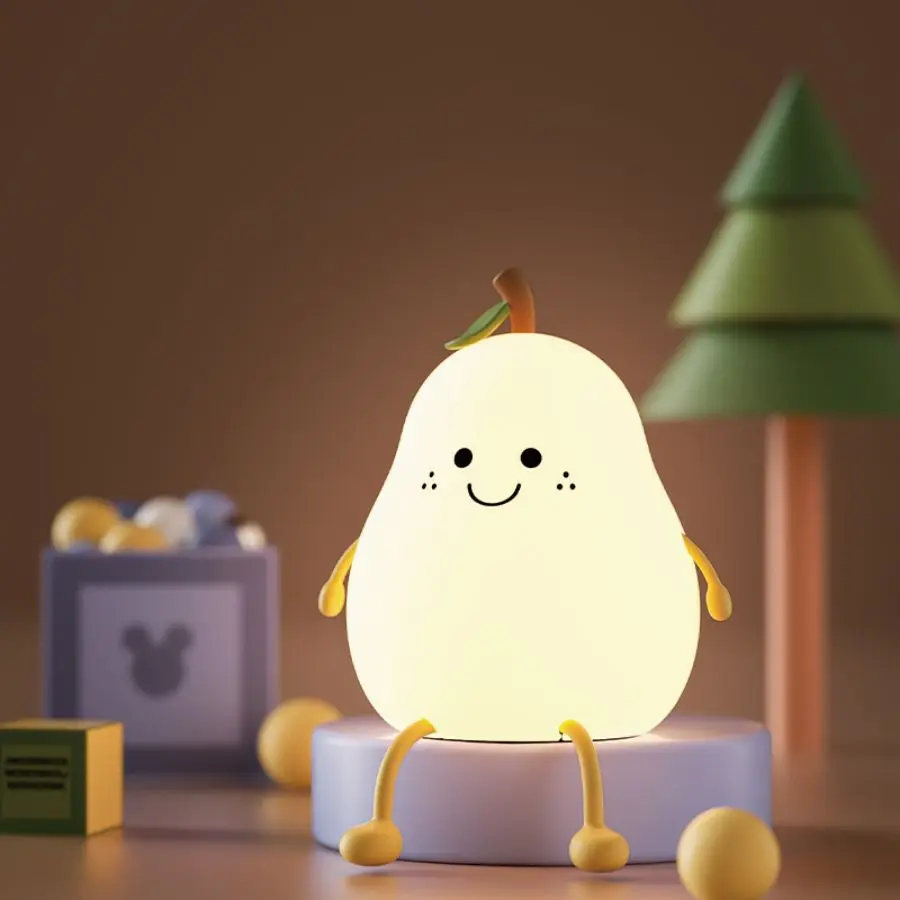 USB Aufladbare Nachtlicht Birne Silikon Nacht Lichter Touch Sensor Schlafzimmer Nacht Katze Lampe Mit Fernbedienung Für Kinder Baby Geschenke