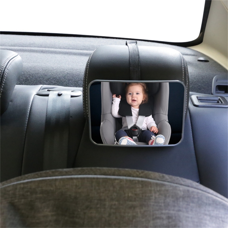 Dispositivo monitoreo bebés inastillable, práctico asiento trasero vigilancia para bebés, observación bebés, conduce