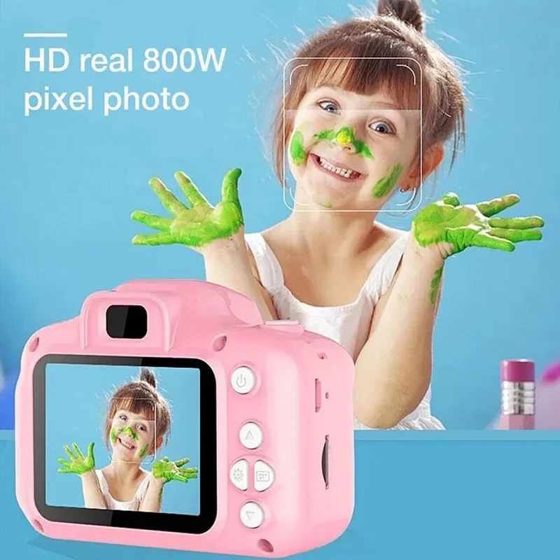 X2 Mini fotocamera digitale per bambini può scattare foto Video HD Piccola fotocamera Fotografia Regalo di compleanno per bambini Giocattoli per bambini per bambini
