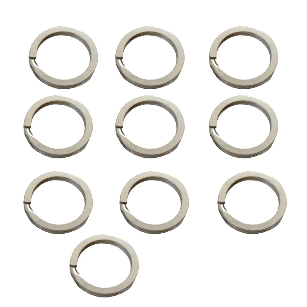 10PC 316 Thép Không Gỉ Nước Thể Thao Móc Khóa Móc Khóa Tách Vòng Vòng Lặn Biển Bơi Đỏ Phối Bị Cắm Trại 20 25 30 MM