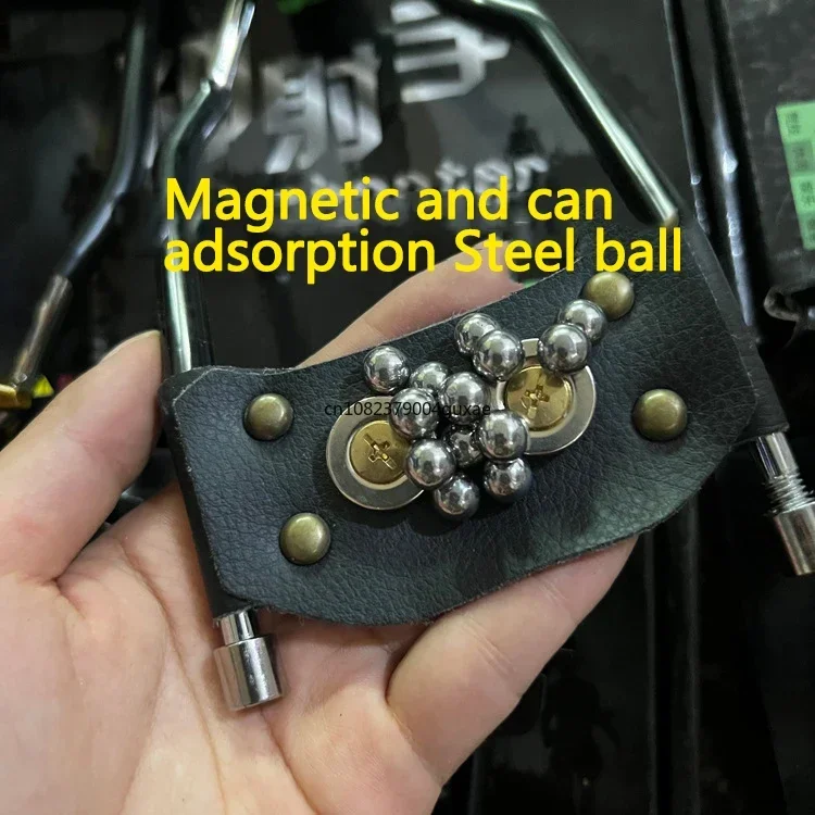 Metal poderoso estilingue profissional estilingue caça pacote de tiro ao ar livre acessórios caça ferramentas manuais