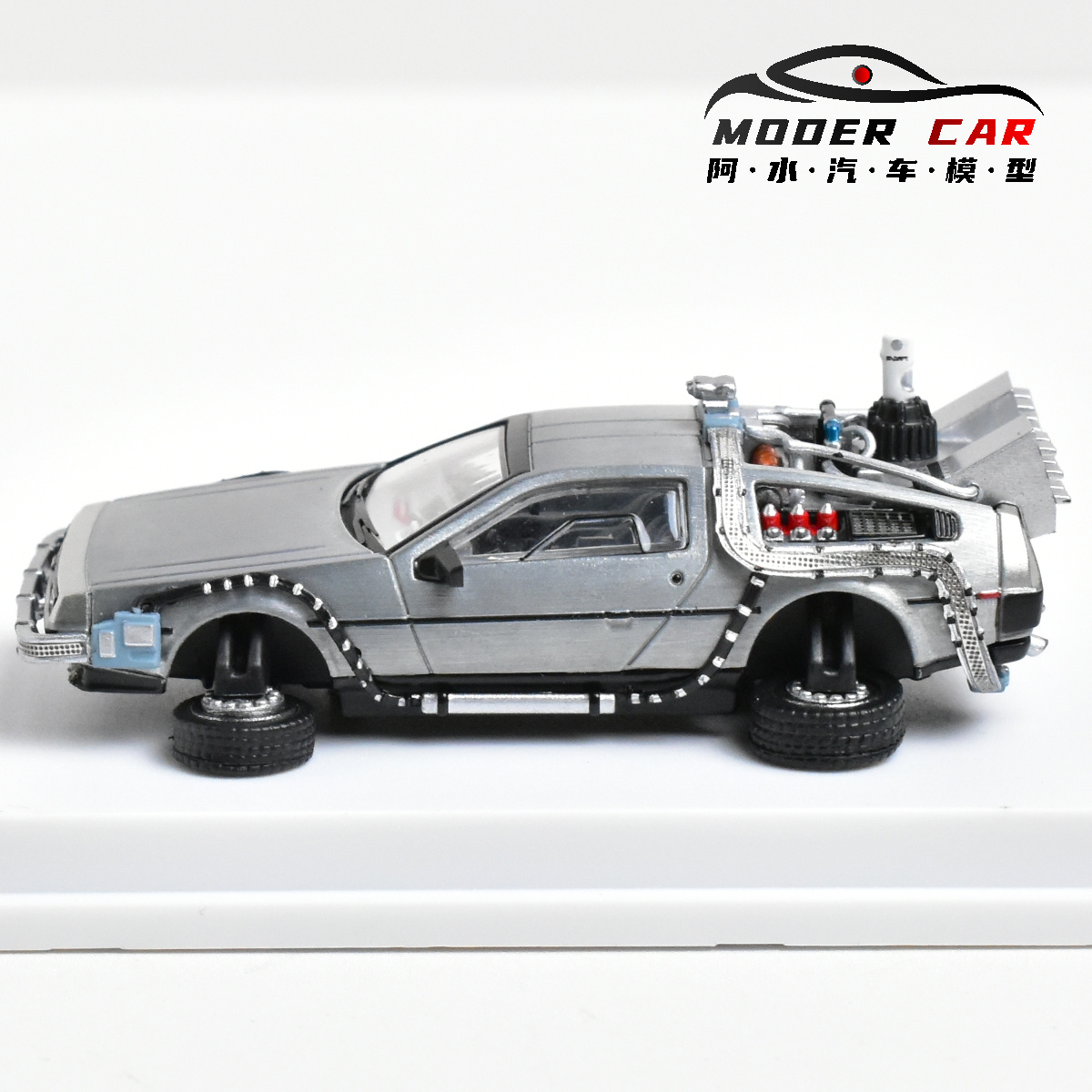 MJ 1:64 Returning to the Future Time Diecast Model Car