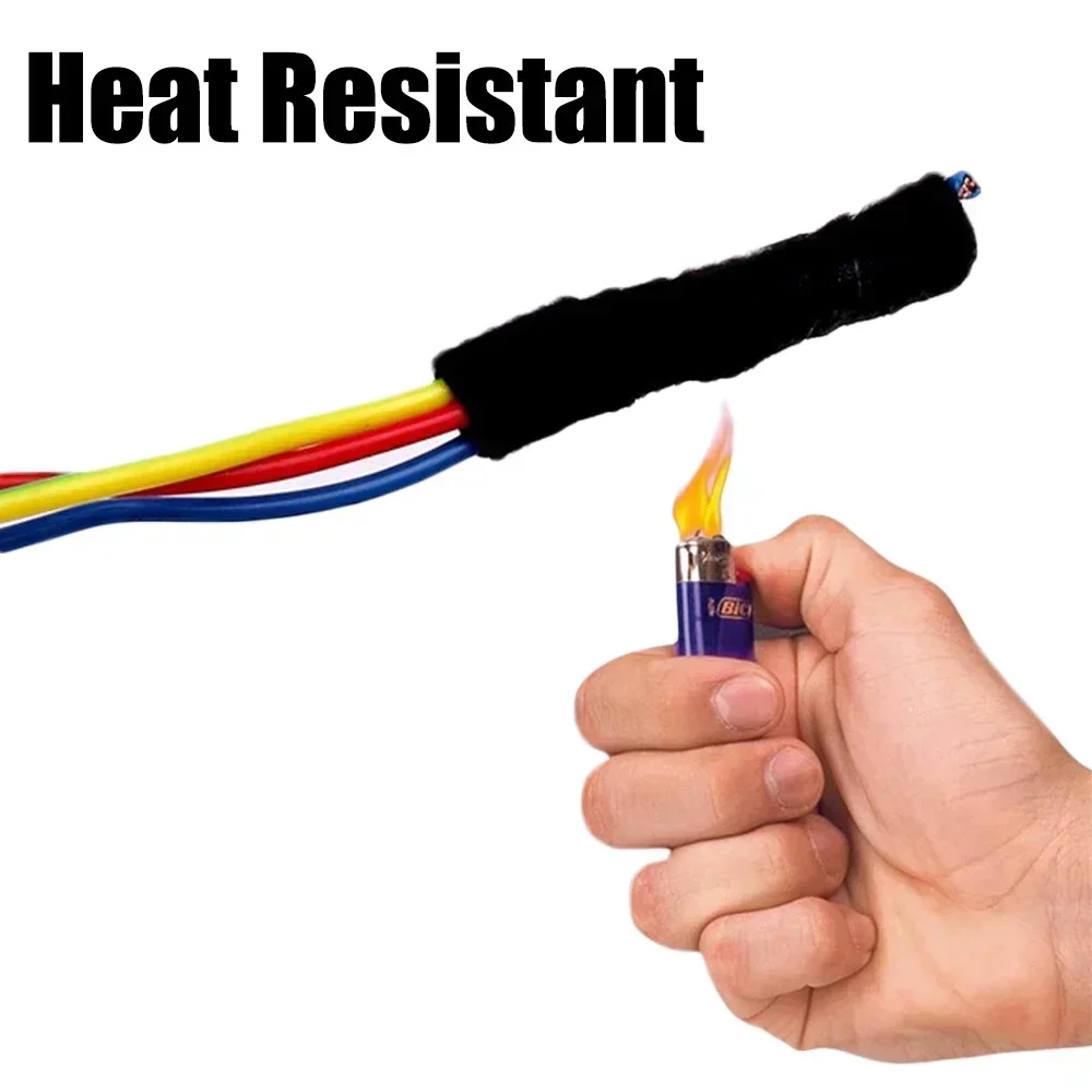 Nastro in tessuto elettrico nero Fascio di cablaggio resistente al calore Isolamento per cablaggio automatico Nastro adesivo per cavo impermeabile